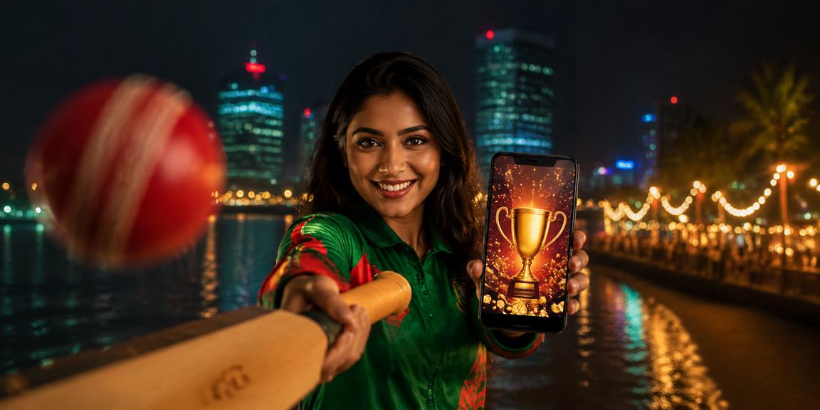 ঢাকায় ক্রিকেট বেটিং উপভোগ করছেন একজন ব্যবহারকারী